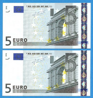 5 EURO SPAIN TRICHET PAREJA V-M016 UNC-FDS (D029) - 5 Euro