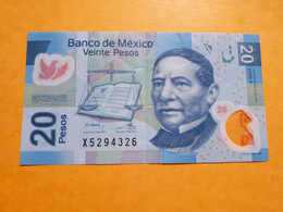 MEXIQUE 20 PESOS 12-06-2016 POLYMER SERIE Z PREFIX X P-122z - Mexico