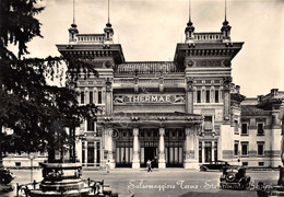 Cartolina Salsomaggiore Terme Stabilimento Berzieri Entrata Auto D'epoca 1957 (Parma) - Parma