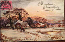Cpa De 1908, Illustration, The Last Esher Toll Gate, Ditton March, Surrey, Hildesheimer PC, Scenes In Surrey Series 5445 - Surrey