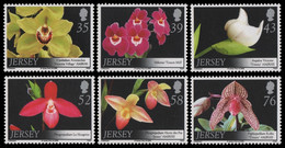 Jersey 2008 - Mi-Nr. 1350-1355 ** - MNH - Orchideen / Orchids - Jersey
