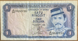 1 Ringgit 1986 B+ VG - Brunei