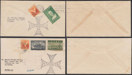 Cuba 1944 - Lot  De 2 FDC "First Day Cover" De La Habana . Theme: Columbus"..... (VG) DC-10143 - Gebruikt