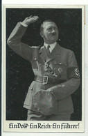 Hitler "Ein Volk, Ein Reich, Ein Führer" Verlag Oemler Nr.84 Blanko Sonderstempel "Breslau Sportfest" 1938 - People