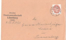 Brief, Lüneburg, ,gel. 1933, Mit Dienstmarke,nach Dannenberg - Covers & Documents