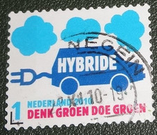 Nederland - NVPH - 2732 - 2010 - Gebruikt - Denk Groen - Doe Groen - Hybride Auto - Gebraucht