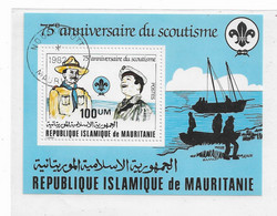 Timbre République Islamiste De Mauritanie - 75 ème Anniversaire Du Scoutisme  Pauwels 1982 - Mauritanie (1960-...)