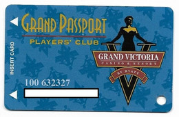 Grand Victoria Casino, Elgin, IL  Older Used Slot Or Player's Card, # Grandvictoria-6 - Casinokarten