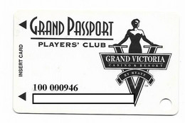 Grand Victoria Casino, Elgin, IL  Older Used Slot Or Player's Card, # Grandvictoria-9 - Casinokarten