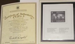 O) 1983 CANADA, PROOF, COMMONWEALTH DAY, SCT 977 $2, CERTIFICATE  AUTHENTICITY, XF - Proeven & Herdruk