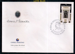 ARGENTINE 1997 GJ 2840 HOMMAGE À JOAQUIN B GONZALES - Lettres & Documents