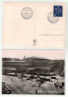 Suisse // Bureau De Poste Automobile, Salon De L'Automobile Genève 14.03.1948 (SA16) - Postmark Collection
