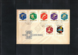 Hungary 1960 Olympic Games Squaw Valley  FDC - Inverno1960: Squaw Valley