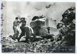 - Carrara - Les Marbriéres, (Toscana ), Transport  à La Vallée Du Marbre, Grand Format, Glacée, Non écrite, TTBE, Scans. - Carrara