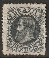 Brazil 1882 Sc 82 Mi 51a Yt 51 MH* Partial/wrinkled Gum - Unused Stamps
