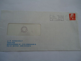 DENMARK  COVER - Cartes-maximum (CM)