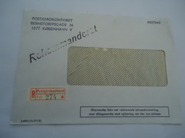 DENMARK REGISTERED   COVER 1979 - Maximum Cards & Covers