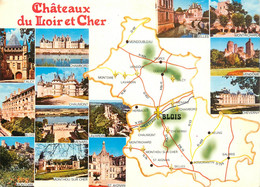 CPSM Châteaux Du Loir Et Cher-Multivues-Timbre    L1001 - Non Classés