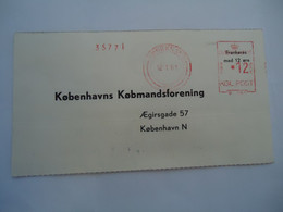 DENMARK SHEET  MACHINE STAMPS 1961 - Maximum Cards & Covers