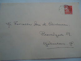 DENMARK COVER 1937 - Tarjetas – Máximo