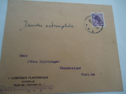DENMARK COVER 1923   SVEBOLLE 2 SCAN - Cartoline Maximum