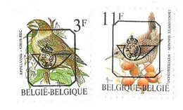 BELGIQUE LETTRE COMMERCIALE ILLUSTREE DE  WEVELGEM, PREOBLITERE OISEAUX TROGLODYTE MIGNON, GROS BEC, PAS COMMUN A VOIR - Typo Precancels 1986-96 (Birds)