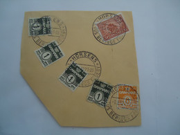 DENMARK    STAMPS  ON PAPER   1942   HORSENS - Cartoline Maximum