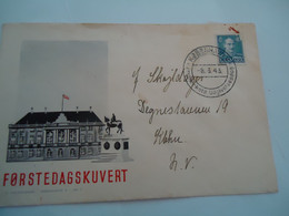 DENMARK   COVER 1943   FORSTEDAGSKUVER - Maximum Cards & Covers