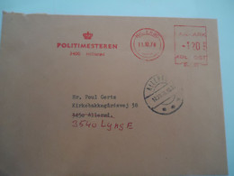 DENMARK COVER 1978  MACHINE STAMPS - Cartes-maximum (CM)