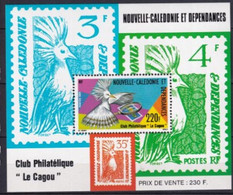 NELLE CALEDONIE - 1985 BLOC YVERT N°7 ** MNH - COTE = 9 EUR - - Blokken & Velletjes