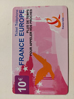 TELECARTE FRANCE TELECOM  10 € CARTON TICKET TELEPHONE - Opérateurs Télécom