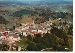 Châteauneuf-de-Randon Belle Vue Aérienne Du Village La Tour Des Anglais - Chateauneuf De Randon