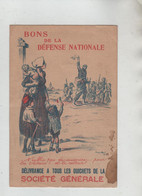 Bon De La Défense Nationale Société Générale - Unclassified