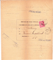 Semeuse 199 Sur Avis D'arrivage De Chalon-sur-Saône à Lessard-le-National (1928) - 1903-60 Sower - Ligned