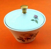 Années 1950  Sucrier Porcelaine   Altesse De Vercor   N° 42  Décor Floral - Andere & Zonder Classificatie