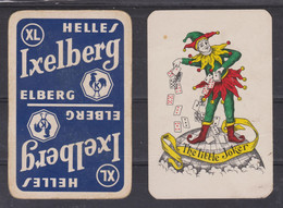 COQ - BIERE Speelkaart - Carte à Jouer - Dos Publicité - Bière IXELBERG -Joker Avec Dans Le Bandeau  " The Little Joker" - Kartenspiele (traditionell)