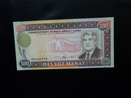 TURKMÉNISTAN * : 500 MANAT   1995     P 7b      NEUF ** - Turkménistan