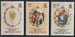 BRITISH VIRGIN ISLANDS 408-410,unused - Iles Vièrges Britanniques