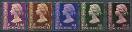 262 HONG KONG 1973 - Yvert 275/79 Que Grands Formats - Elizabeth II - Neuf ** (MNH) Sans Trace De Charniere - Unused Stamps