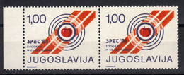 Yugoslavia,EC In Archery SPET '81. In Titograd 1981.,first Stamp Narrower-36 Mm,MNH - Unused Stamps
