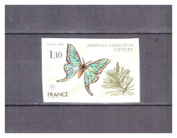 FRANCE   . N°  2089  A . 1 F 20  . PAPILLON  ND BORD DE FEUILLE  .  NEUF  . **  . SUPERBE . - 1971-1980