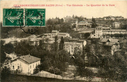 Charbonnières Les Bains * Vue Générale * Le Quartier De La Gare * Ligne Chemin De Fer - Charbonniere Les Bains