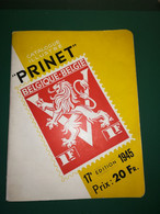 Catalogue Prinet Belgique CONGO BELGE  RUANDA URUNDI 1945 - Excellent état - Belgique