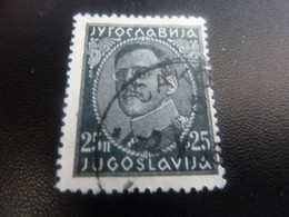 Jyrocnabnja - Yugoslavija - Roi Alexandre - Val 25 P - Gris-vert - Oblitéré - Année 1932 - - Used Stamps