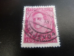 Jyrocnabnja - Yugoslavija - Roi Alexandre - Val 30 P - Rose Foncé - Oblitéré - Année 1931 - - Usados