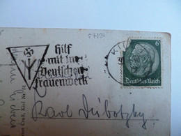 LABOE  -  Cachet HILF MIT IM DEUTSCHEN FRAUENWERK  -  1940  -  Carte état Moyen  -  Vendue Pour L'Affranchissement - Laboe