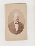 Photo Foto - Formato  CDV - Uomo Con Pochi Capelli - Years '1860 - G. B. Caorsi, Genova - Old (before 1900)