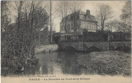 78    Maule  -  La  Mauldre Au Pont De La Belique - Maule