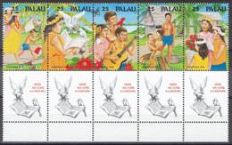 Palau - YT 356-360 ** MNH - 1990 - Noël - Christmas - Palau