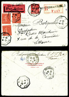 N°3, Berthelot Surchargé à Bord Du Paquebot 'ILE DE FRANCE' 10F Sur 90c Rouge, Très Bon Centrage (+N°199x 3ex), Sur Lett - 1927-1959 Covers & Documents